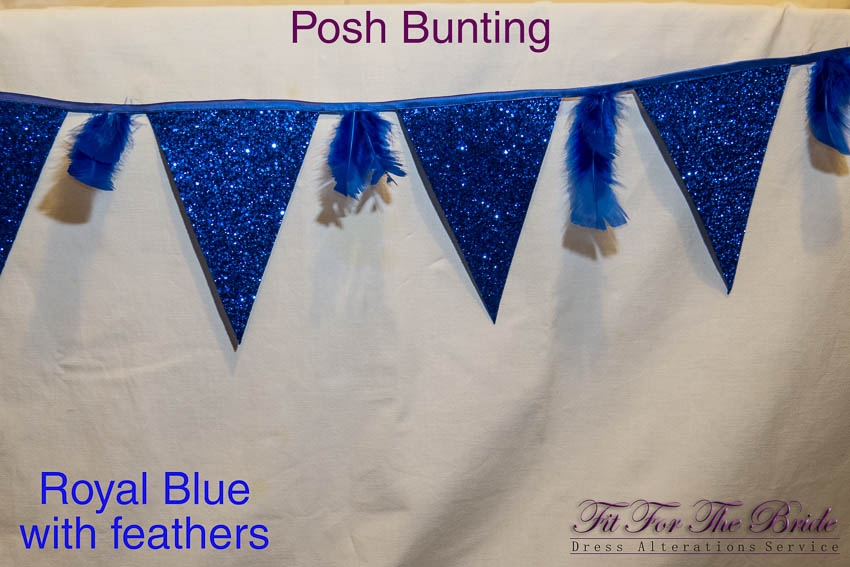 Posh Bunting - Royal Blue